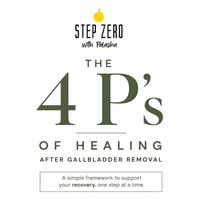 The four Ps of healing after gallbladder removal