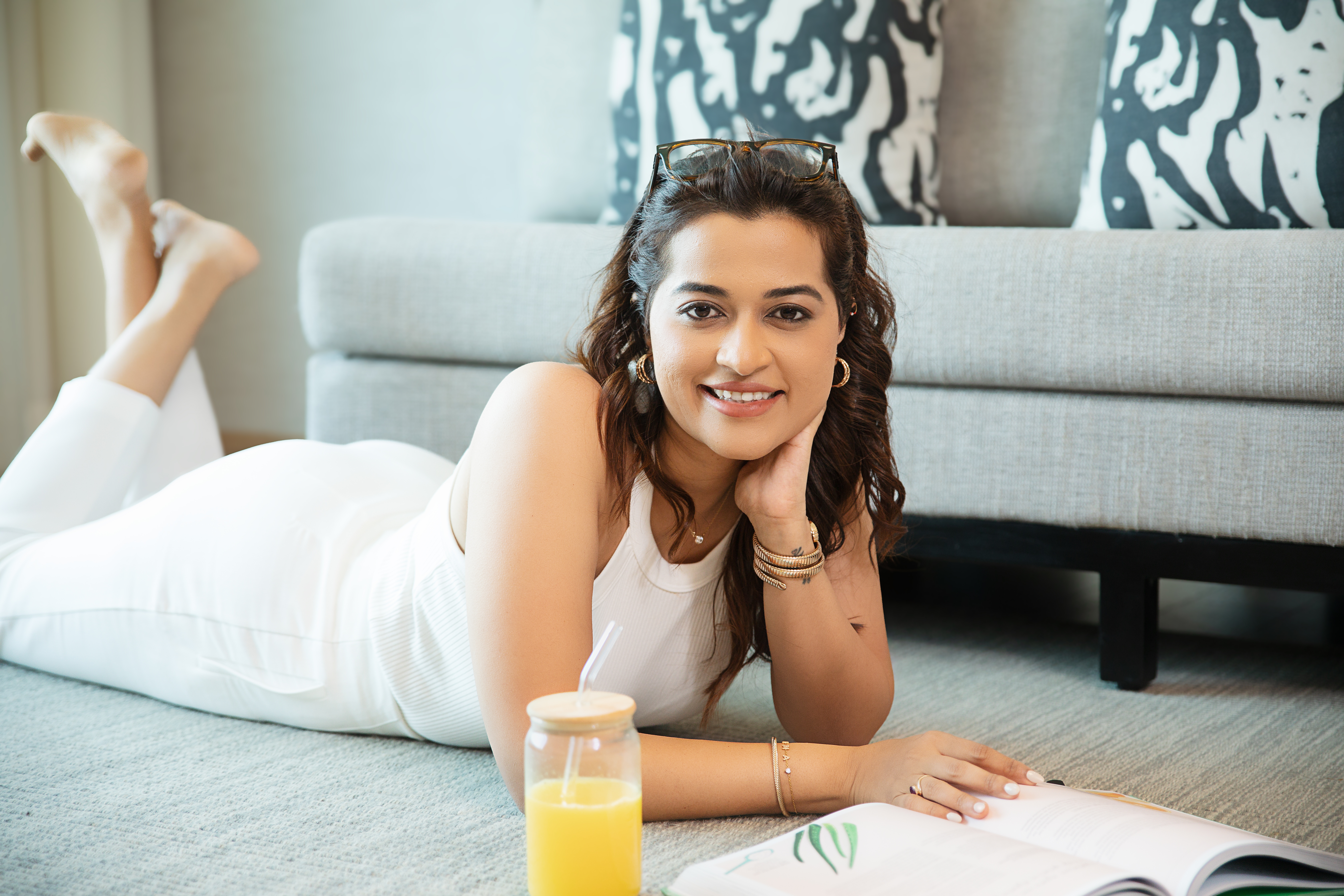 Palasha with the Step Zero health journal